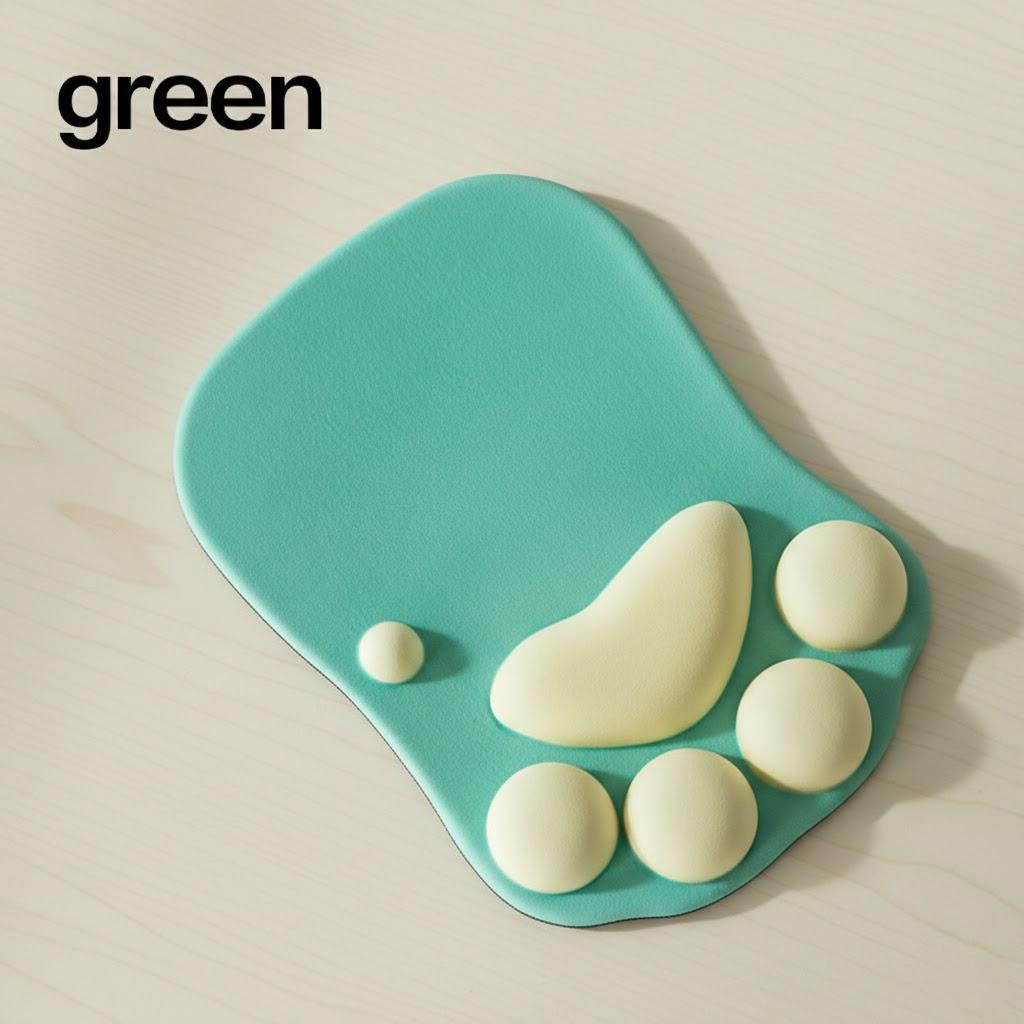 Cute Cat Paw Mouse Pad Silicone Wrist Rest for Computer Laptop Desk Accessories Non-Slip Gaming Mouse Mat
