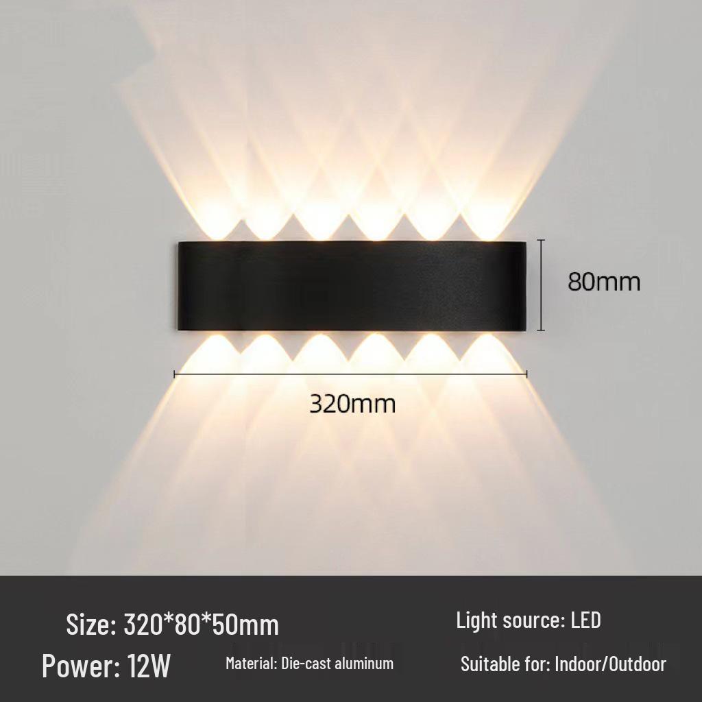 Waterproof LED Outdoor Wall Light for Courtyard, Aisle, Terrace, Villa & Decorative Telescope Lighting
