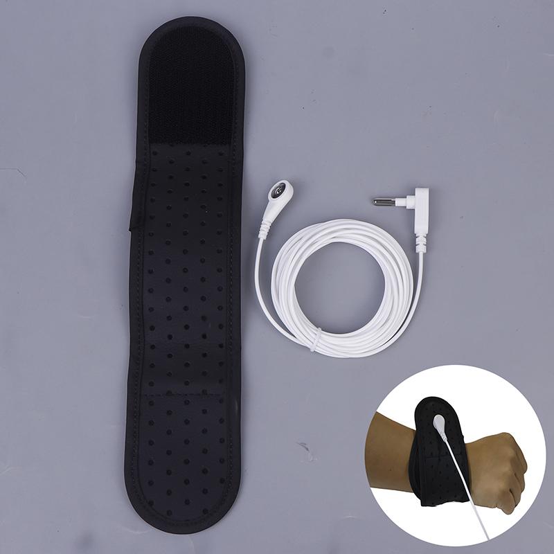 Earthing Wristband Premium Grounding Therapy Pu Wrist Strap For Better Sleeping Anti-Static Conductive Material Improve Health