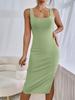 New Women's Fashion Elegant Dress Knit Backless One-Piece Dress