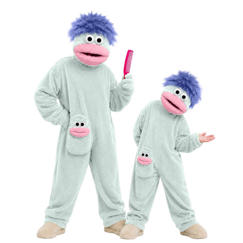 Kids Cute Funny One-Piece Pajamas Sleepwear Loungewear for Children