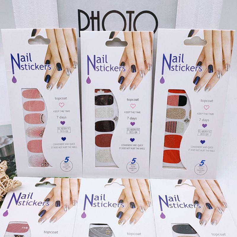 1PC Solid Color Toenail Polish Stickers Full Cover Waterproof  Toe Nail Patch Eco-friendly Long Lasting Toenail Decals Sticker(YMZ277-YMZ308)