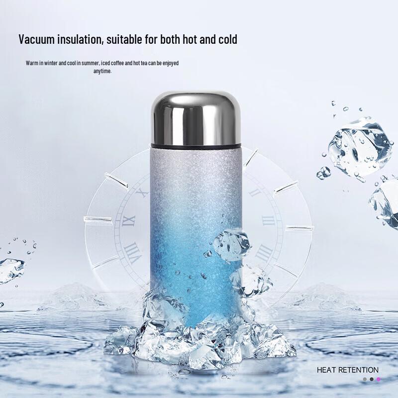 QUANGE Ti913-200 304 Stainless Steel Titanium Plated Insulated Bottle