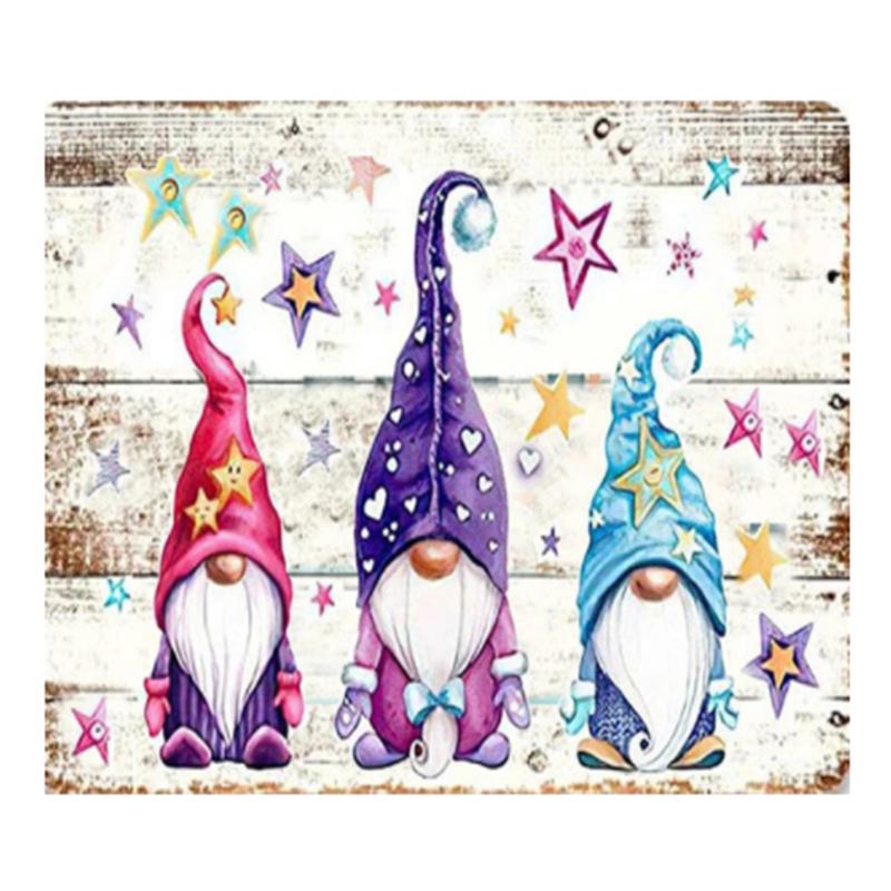 Huacan Diamant-Gemälde, Weihnachtsmann-Cartoon, voll quadratisch/rund, Diamant-Stickerei, Mosaik, Weihnachts-Heimdekoration