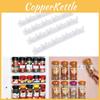 N 4pcs Clip Store Home Kitchen Stick Spice Wall Rack Storage Organizer Grippe