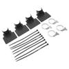 4 Sets Swimming Pool Pipe Holder Prevent Pipe Slip Cable Ties Stainless Steel Hose Clamp Swimming