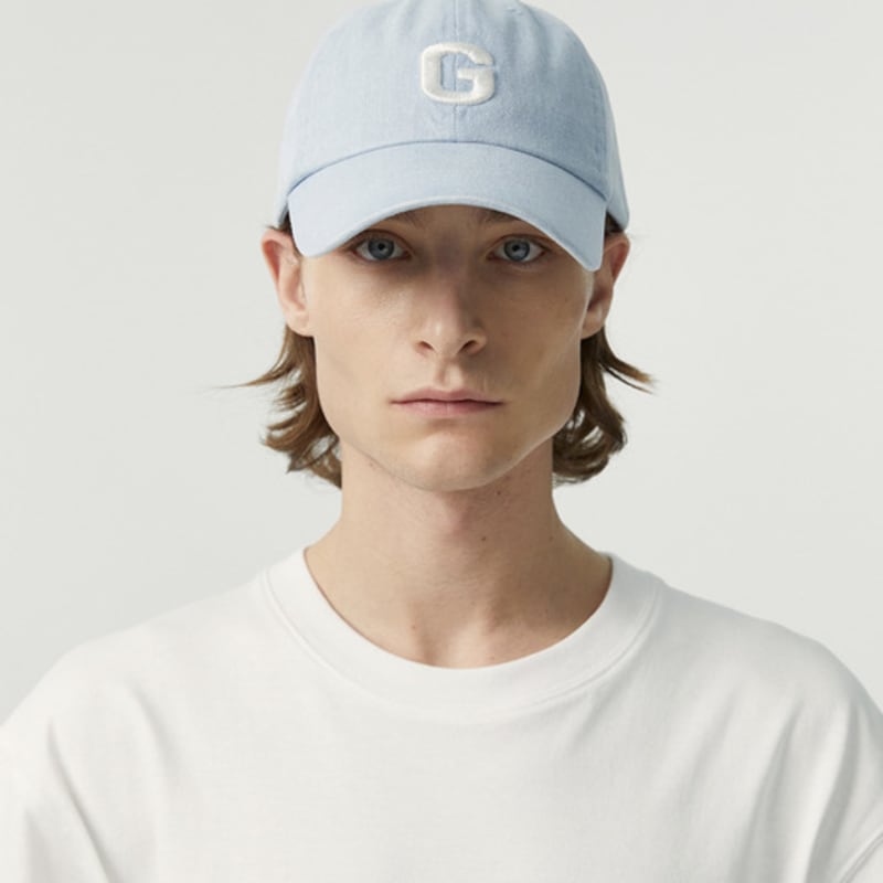 

GOALSTUDIO G LOGO DENIM WASHED BALL cap (3 colors) FREE