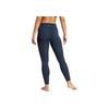 Adidas SS25 Mid-Rise Yoga Breathable Comfortable Versatile Sports Long Pants Women Pants Dark-Blue JI8360