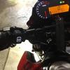 22MM Motorrad Schalterknopf Lenkerhalterung Wasserdicht Modifizierter Schalter Scheinwerfer Hupe Steuerung EIN/AUS mit LED-Anzeigelampe