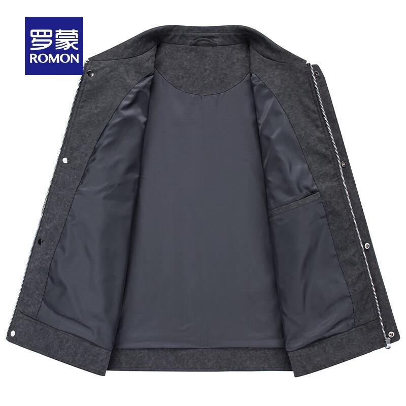 ROMON Men's Trendy Casual Lapel Jacket