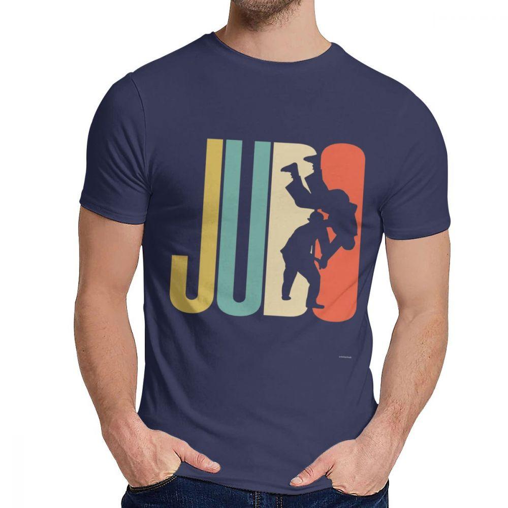 Judo Japansk kampsport T-shirt Mode Rundhalsad Nördig Unisex Bomull Stor Storlek T-shirt