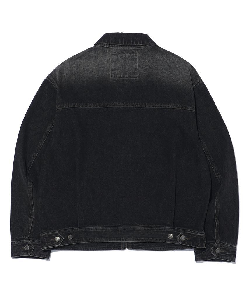 Annoyed Brushed Wash Denim Jacket Lq1Ju012_Black