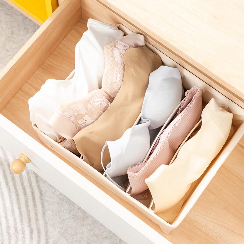 ANCHOW 6-Compartment Underwear Storage Box