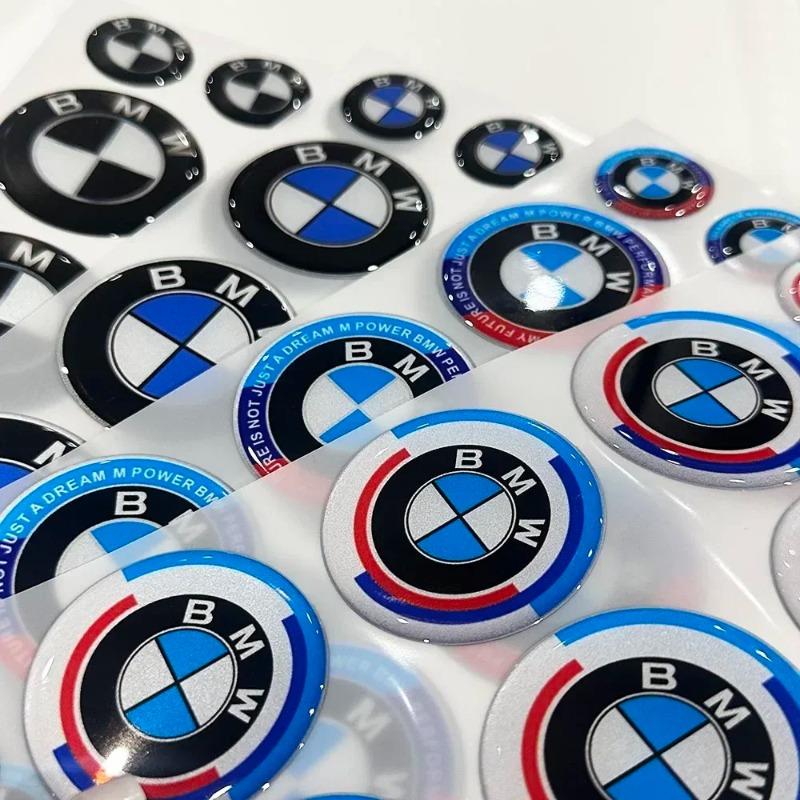 3D Naklejka Odblaskowa Wodoodporna Miękki Klej z Logo BMW Do Motocykli S1000 RR i R1250 GS Dekoracja Wyścigowa