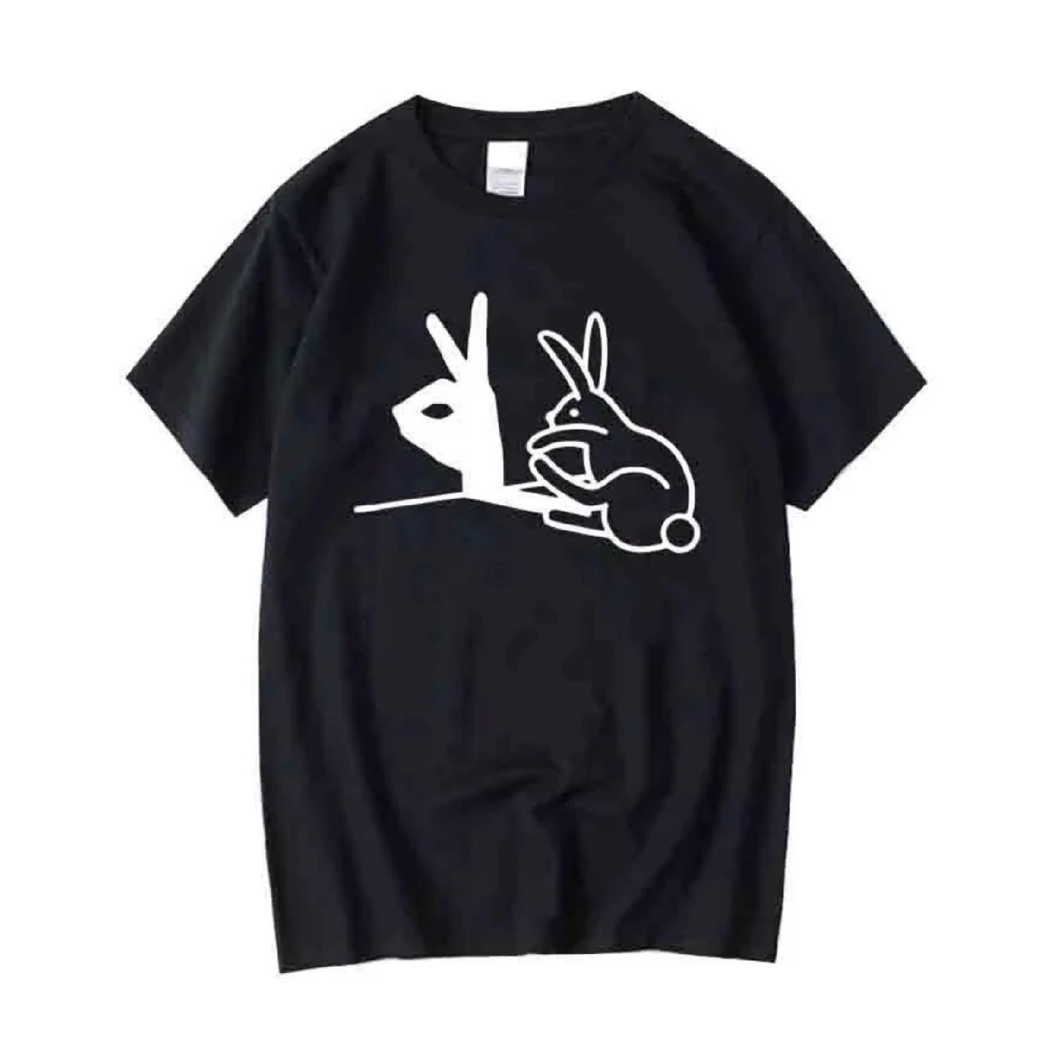 

Men Fashion Casual Top Quality Cotton Cool Funny Design Print Tshirt Loose Summer Men T Shirt O-neck Male Tees T-shirt Tops XXXXXL чорний