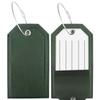 Leather Luggage Tag Custom Wire Lanyard Boarding Pass with Paper Card Leather Pu Luggage Tag Custom Oem