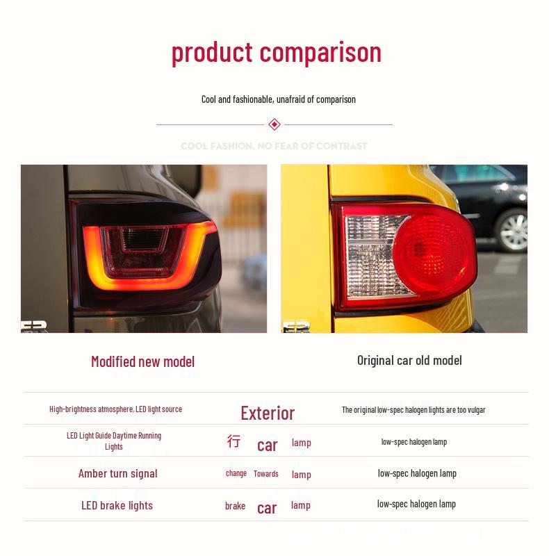 LED Taillight & Daytime Running Light for 2007-2015 Toyota FJ Cruiser