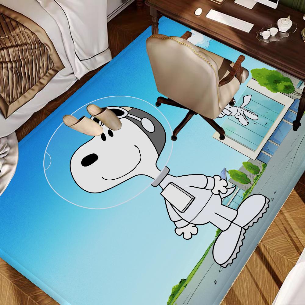 3D Cartoon Snoopy Room Mats Cheaper Anti-slip Modern Living Room Balcony Printed Welcome Rug