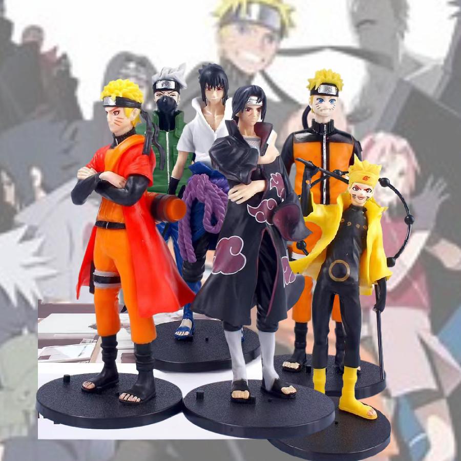 Naruto Anime Character Real Life Model Desktop Decoration Gift In High-quality Pvc Material