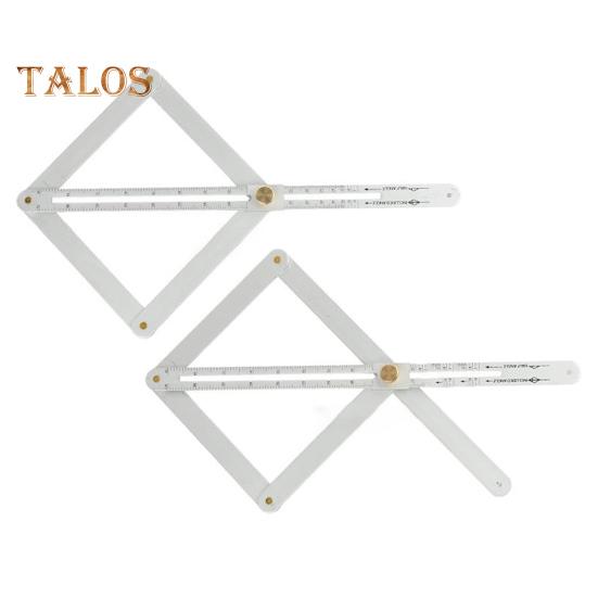 Diagonales Quadratlineal, Eckwinkelsucher, hochpräziser, benutzerfreundlicher, tragbarer Gehrungssägen-Kegelmesser, Lineal für die Holzbearbeitung