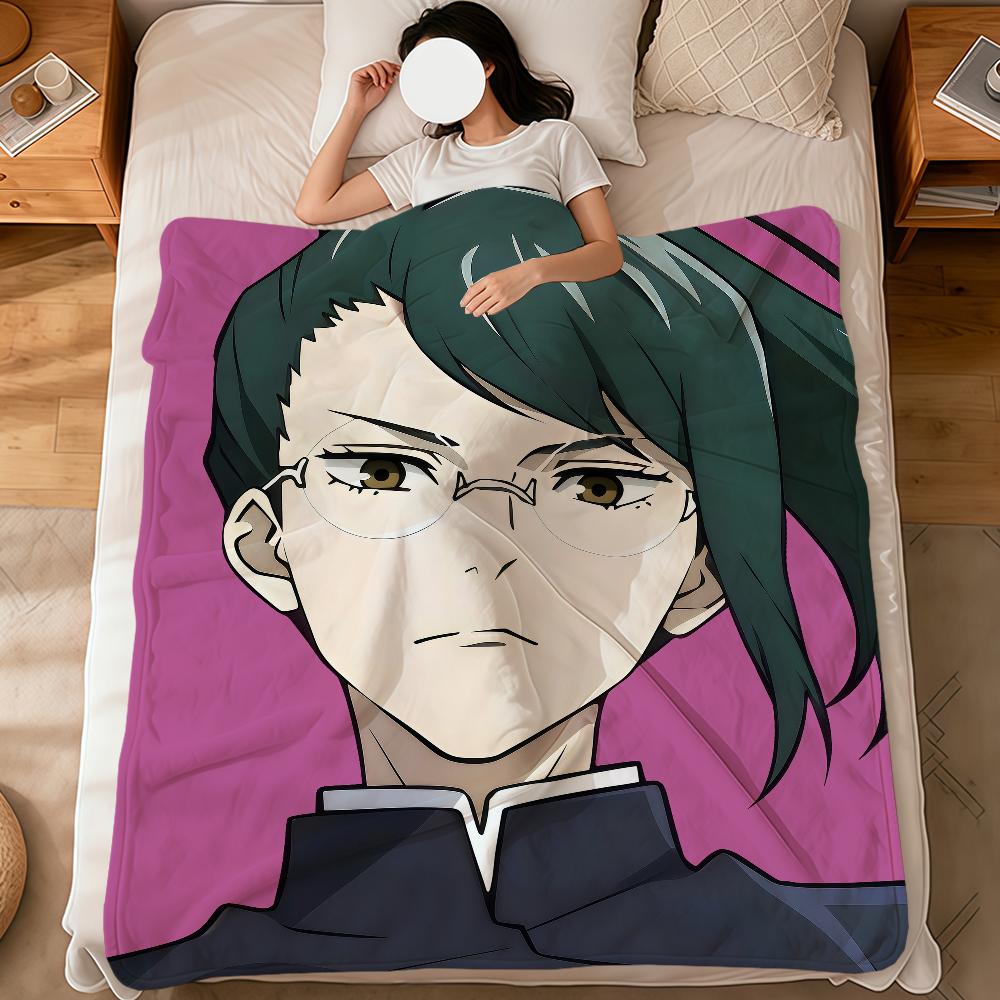 Warm Soft s-Satoru Plush Blanket Anime Yuta Sofa Living Room Itadori Okkotsu Gojo Home Kaisen Yuji Bed j-Jujutsu Gift Pet Hogar