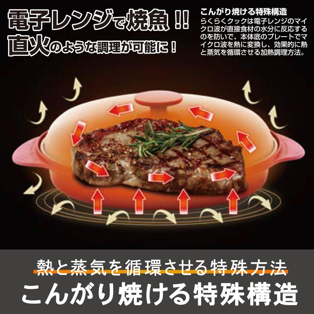TokyoDeco Microwave Cooker with Round and Browning Function and Warm In Round Microwave Range Dishwasher Grilled Browned and Fully Easy Cook I001