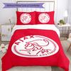 Set de 3 Huse cu Design Ajax FC - Lenjerie de Pat Imprimată HD cu 1 Husă și 2 Fețe de Pernă - Perfect pentru Decorul Casei și al Camerei de Cămin