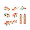 DIY Children's Wooden Building Blocks Set - Little Architect Structure Assembly Educational Interactive Toy for Kids