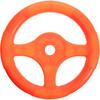 Universal Orange Plastic Steering Wheel Toy for Kids, Compatible with Rocking Cars, Bumper Cars, Go-Karts, Easy To Install, 6.49 Inch, Essential
