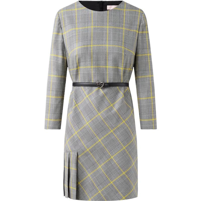 

PORTS Women s Elegant Plaid Midi Dress L / US 8
