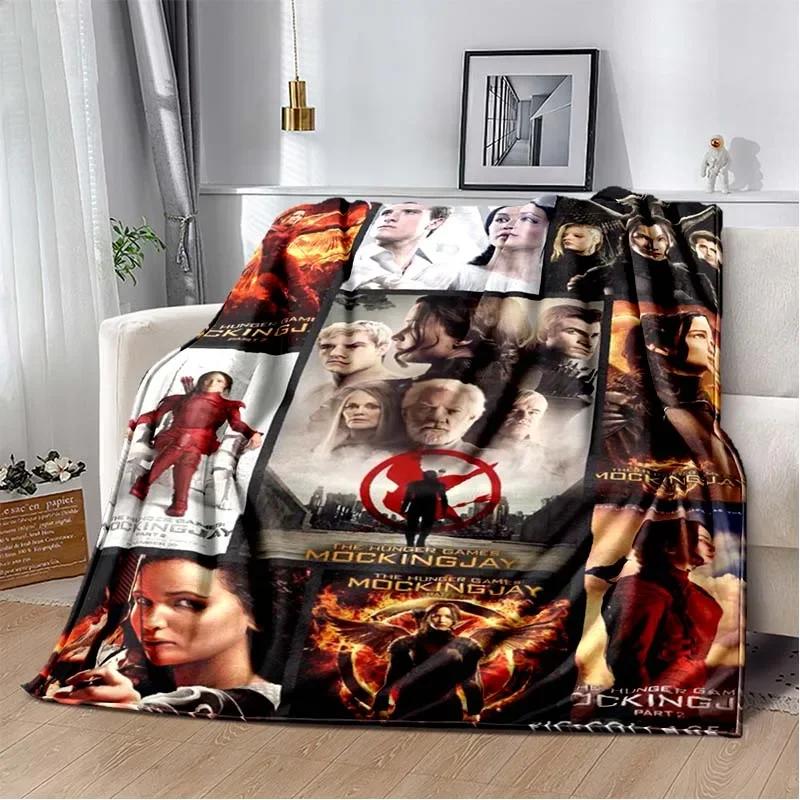 Warm Soft Flannel Throw Blanket for Bedroom Sofa Bed Travel Picnic Perfect Birthday Gift Inspired by The Hunger Games
