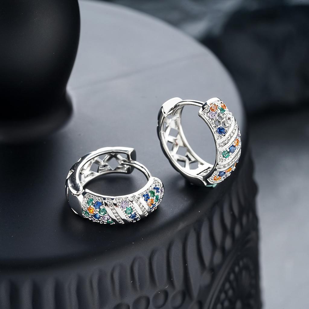 Stud Earrings Men's Trendy Ear Buckles Personalized Versatile Earrings Women's High-end Jewelry Accessories Earrings