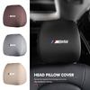 For Cloth Headrest Cover Car Elastic Neck Pillow Cover Dustproof E84 E87 E90 E91 E92 E93 F10 F20 F30 F40 F15 F25 F26