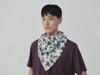 Printed Breathable Quick Dry Bandana Bandana Handkerchief for Men and Women GREY PT One [Snow Peak] AC-25SU025