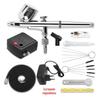 WZ100 Airbrush Compressor Set - Mini Plug-in Turtle Pump for Car, Furniture, and Model Touch-ups