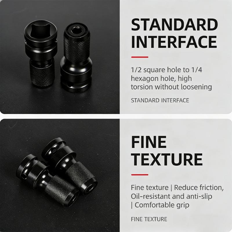 Quick Releases Spanner Drive Drill Chucks 1/2Inch Square To 1/4Inch Hex Ratchets Socket Impact Wrench Socket Set Adapter