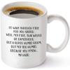 I'D Walk Through Fire For You Ceramic Coffee Mug Water Cup English Foreign Trade New