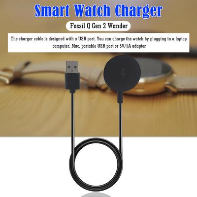 Watch Charger Travel Business Users for Fossil Gen 1/2/3 USB Watch Charger Base Smartwatch Power Charge Cable