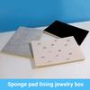 Stylish Pack of 5 Jewelry Tray Foam Inserts Sturdy Sponge Home Accessory for Earrings Necklace Rings Display Box