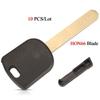 Jingyuqin 10 STUKS/Partij Afstandsbediening Auto Sleutelbehuizing Voor Honda Accord Civic CRV HON66 Blad Transponder Lege Behuizing Zonder Chip