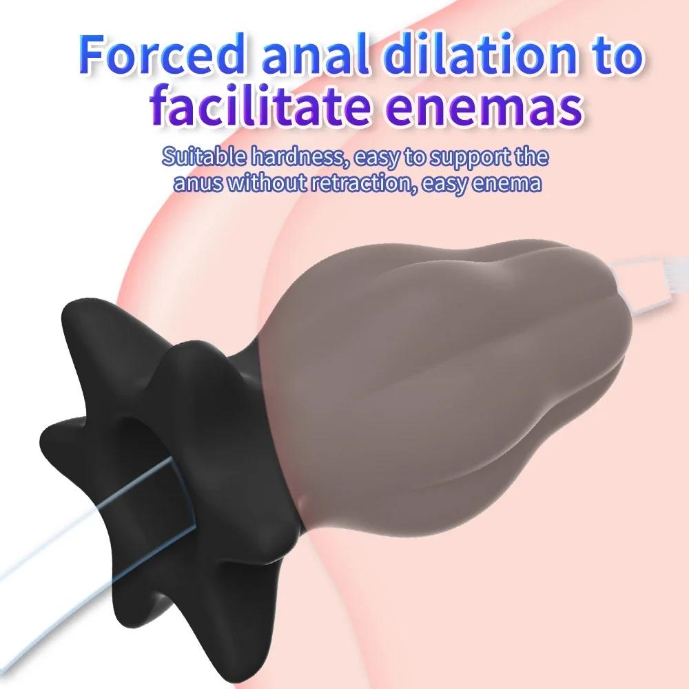 Silicone Anal Plug 3 Sizes Removable Butt Plug Stimulation Anus Masturbator G Spot Massage Dildo  Sex Toys for Man Women