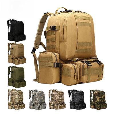 Σακίδιο οπαδού Tactical Military Yuebao: Τσάντα ορειβασίας και πολυλειτουργικής συνδυασμένης τσάντας ορειβασίας μεγάλης χωρητικότητας