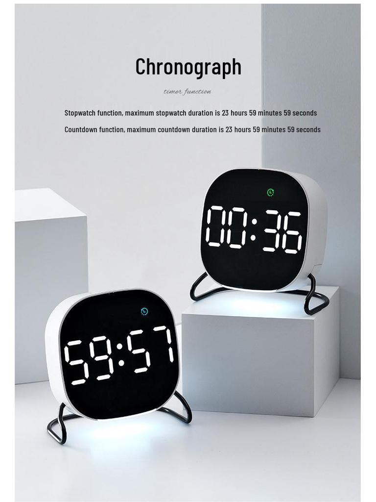 Multifunctional LED Alarm Clock with Night Light and Digital Timer 2813