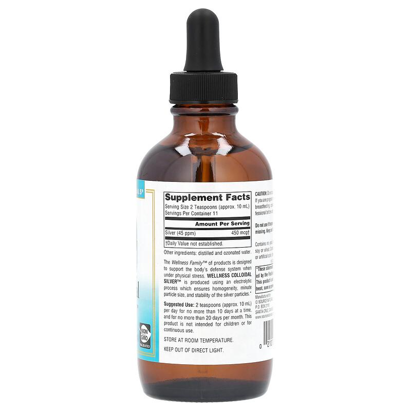 Wellness Colloidal Silver, 4 Fl Oz (118.28 Ml)