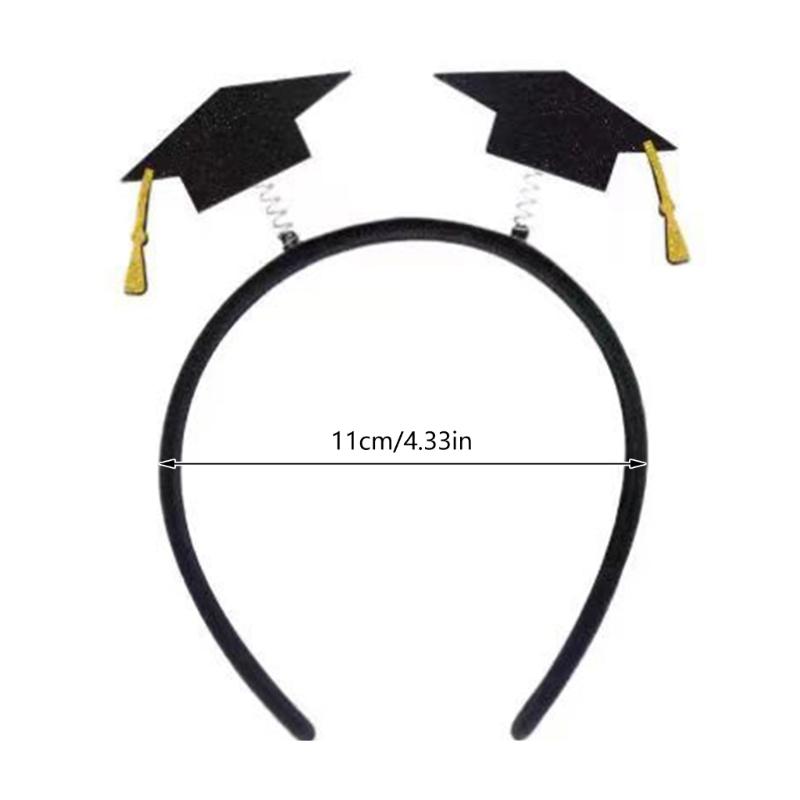 Graduation Season Hair Clip for Student Graduation Hat Hairband Party Supply