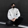 American Half-zipper Stand-up Neck Sweater Men's Retro High-end Casual Coat
