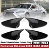 Car Rearview Side Mirror Cover Wing Cap Sticker Exterior For Lexus ES S300 IS350 IS500 2019 2020 2026 2026 2026 2026 ABS Plastic
