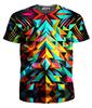 Coloured Dinosaur Pattern T-Shirt Men Fashion Personalised 3D Printed T-Shirt for Kids Summer Popular Outdoor Loose Clothing Top