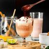 2 PCS 9 Inch Long Wooden Honey Spoons Handle Spoons Coffee Spoon Teaspoon Honey Stirring Spoon Cocktail Accessories for Kitchen Eating Dessert Mixing