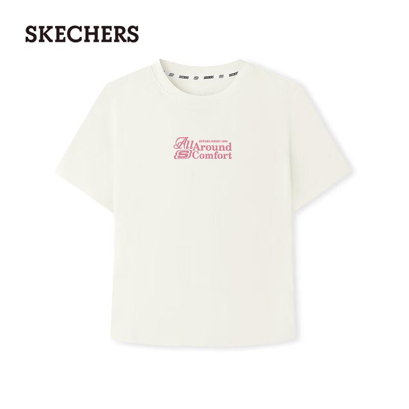 Skechers Women s Knit Short Sleeve T-Shirt L